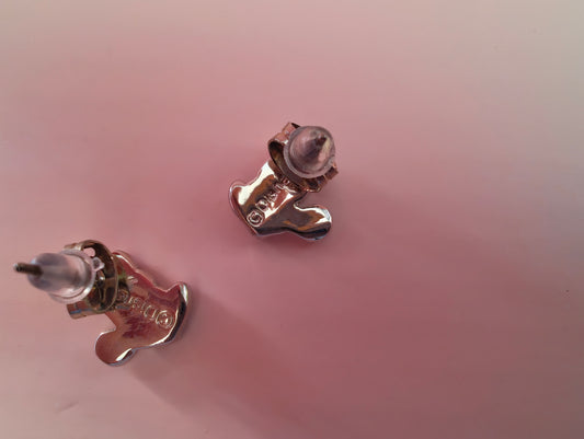 Disney Minnie Mouse Silver Tone Stud Earrings
